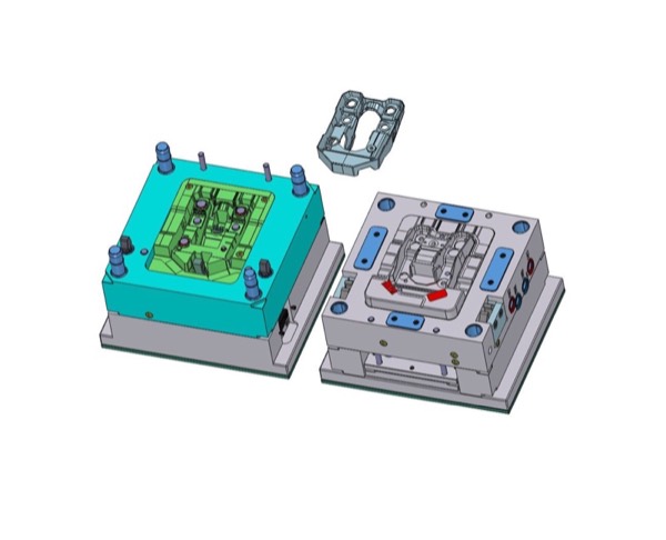 Precision molded plastic caps